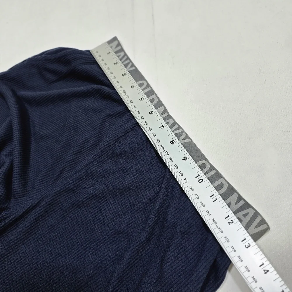 Old Navy Pajama Pants Boys XL 14-16 Navy Blue Waffle Knit Thermal Sleepwear